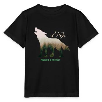 Nature conservation protection de l'environnement protection du climat cadeau - T-shirt bio MINI CREATOR Stanley/Stella Enfant - noir - Devant - Mikhail (115cm)