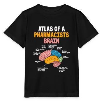 Pharmacists brain Pharmacy Technician Stud - Stanley/Stella Kinder T-Shirt MINI CREATOR  - Schwarz - Vorne - Mikhail (115cm)
