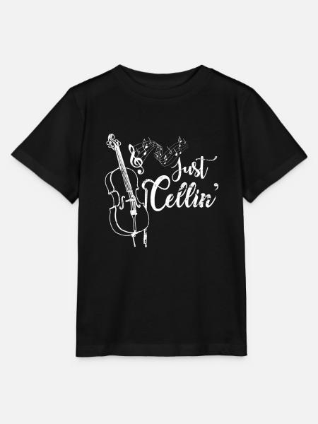 violoncelle - T-shirt bio MINI CREATOR Stanley/Stella Enfant - noir