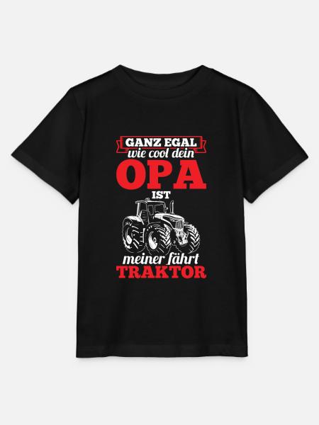Bauer Traktor Landwirtschaft - Stanley/Stella Kinder T-Shirt MINI CREATOR - Schwarz