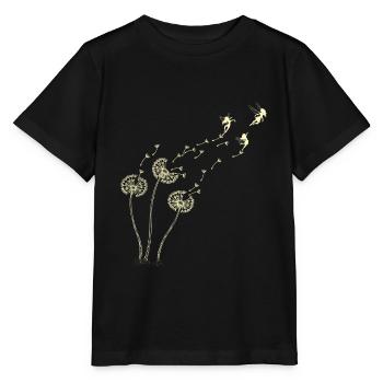 Löwenzahn Elfe - Stanley/Stella Kinder T-Shirt MINI CREATOR  - Schwarz - Vorne - Mikhail (115cm)