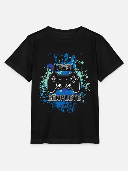 Level Complete Gamers Game Gaming - Stanley/Stella Kinder T-Shirt MINI CREATOR  - Schwarz