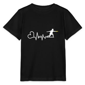 Frisbee - T-shirt bio MINI CREATOR Stanley/Stella Enfant - noir - Devant - Mikhail (115cm)