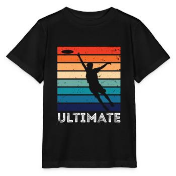 Frisbee - T-shirt bio MINI CREATOR Stanley/Stella Enfant - noir - Devant - Mikhail (115cm)