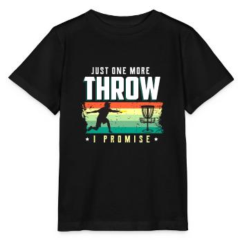 Frisbee - T-shirt bio MINI CREATOR Stanley/Stella Enfant - noir - Devant - Mikhail (115cm)