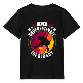 Frisbee - T-shirt bio MINI CREATOR Stanley/Stella Enfant - noir - Devant - Mikhail (115cm)