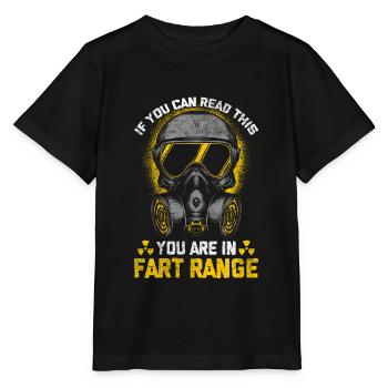 Pups humor farting husband friend father - Stanley/Stella MINI CREATOR Kids’ T-Shirt - black - Front - Mikhail (115cm)