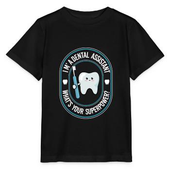 Dental Assistant Dentistry Dentist Student - Stanley/Stella Kinder T-Shirt MINI CREATOR  - Schwarz - Vorne - Mikhail (115cm)