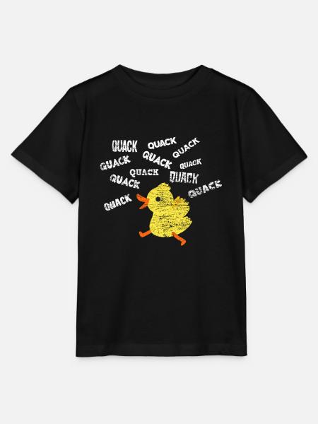 Ente Lustiges Enten Design - Stanley/Stella Kinder T-Shirt MINI CREATOR - Schwarz