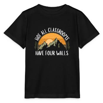 Not All Classroom Have Four Walls Homeschool - Stanley/Stella MINI CREATOR Kids’ T-Shirt - black - Front - Mikhail (115cm)