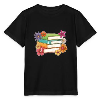 Rat de bibliothèque livre lecture rat de bibliothèque - T-shirt bio MINI CREATOR Stanley/Stella Enfant - noir - Devant - Mikhail (115cm)