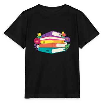 Rat de bibliothèque livre lecture rat de bibliothèque - T-shirt bio MINI CREATOR Stanley/Stella Enfant - noir - Devant - Mikhail (115cm)