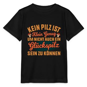 Pilz - Stanley/Stella Kinder T-Shirt MINI CREATOR  - Schwarz - Vorne - Mikhail (115cm)