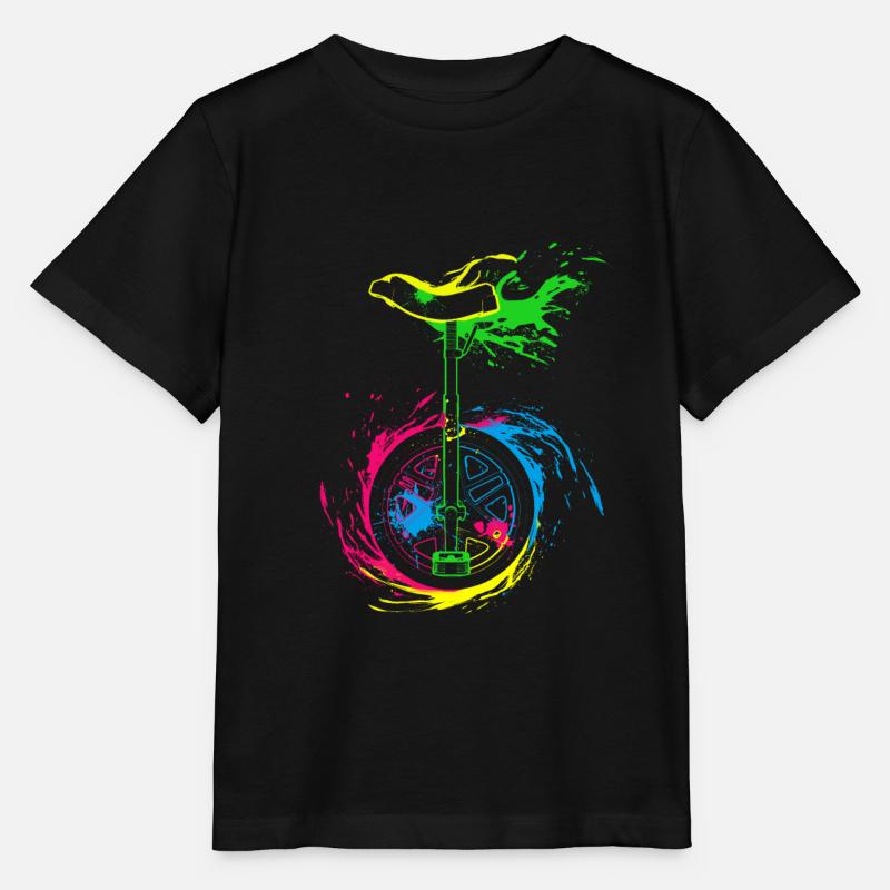 Splash Einrad - Stanley/Stella Kinder T-Shirt MINI CREATOR - Schwarz