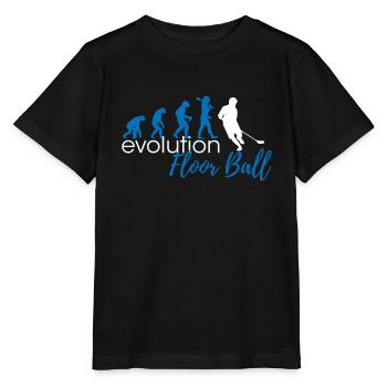 FloorBall Evolution - T-shirt bio MINI CREATOR Stanley/Stella Enfant - noir - Devant - Mikhail (115cm)