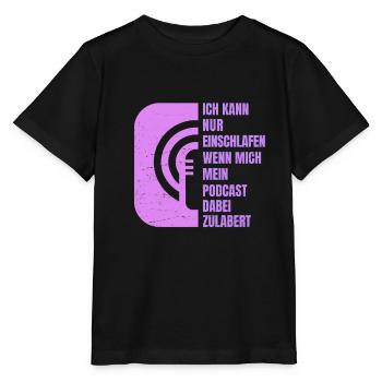 Lustiges Podcast - Ich Kann Nur Mit Podcast - Stanley/Stella Kinder T-Shirt MINI CREATOR  - Schwarz - Vorne - Mikhail (115cm)