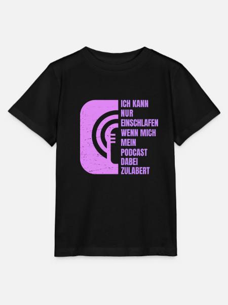 Lustiges Podcast - Ich Kann Nur Mit Podcast - Stanley/Stella Kinder T-Shirt MINI CREATOR - Schwarz