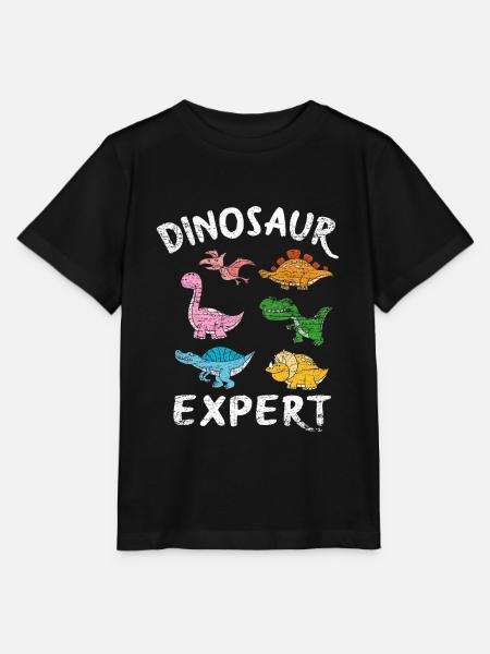 Dinosaurier Experte - Stanley/Stella T-shirt MINI CREATOR til børn - sort
