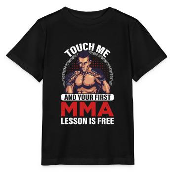 MMA - Stanley/Stella Kinder T-Shirt MINI CREATOR  - Schwarz - Vorne - Mikhail (115cm)