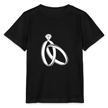 Mariage de mariage - T-shirt bio MINI CREATOR Stanley/Stella Enfant - noir - Devant - Mikhail (115cm)