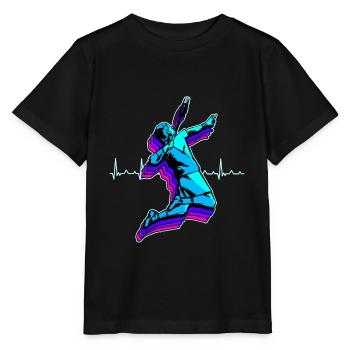 Badminton Federball Schläger Sport Hobby Geschenk - Stanley/Stella Kinder T-Shirt MINI CREATOR  - Schwarz - Vorne - Mikhail (115cm)