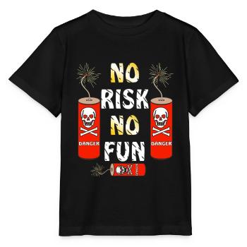 BÖLLER NO RISK NO FUN - Stanley/Stella Kinder T-Shirt MINI CREATOR  - Schwarz - Vorne - Mikhail (115cm)