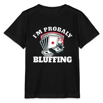 Poker Poker Players - Stanley/Stella MINI CREATOR Kids’ T-Shirt - black - Front - Mikhail (115cm)