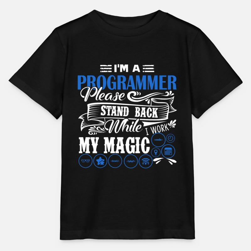 Programmierer Ich bin ein Programmierer - Stanley/Stella Kinder T-Shirt MINI CREATOR  - Schwarz