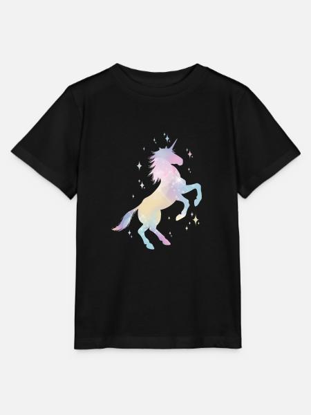 Einhorn - Stanley/Stella Kinder T-Shirt MINI CREATOR  - Schwarz