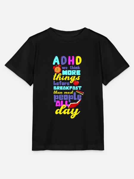 ADHD - T-shirt MINI CREATOR barn från Stanley/Stella - svart