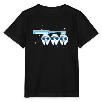 Zahnarzt - Stanley/Stella Kinder T-Shirt MINI CREATOR  - Schwarz - Vorne - Mikhail (115cm)