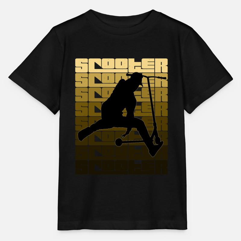 Scooter - Stanley/Stella Kinder T-Shirt MINI CREATOR - Schwarz