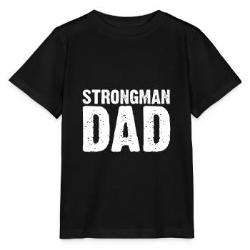 Strongman Vater - Stanley/Stella Kinder T-Shirt MINI CREATOR  - Schwarz - Vorne - Mikhail (115cm)