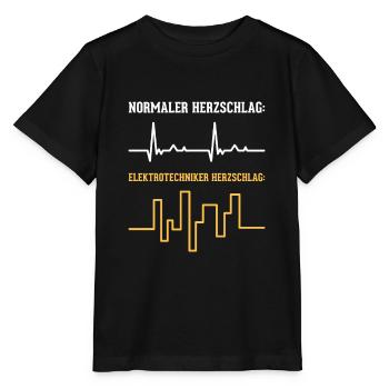 Elektrotechnik Elektriker - Stanley/Stella Kinder T-Shirt MINI CREATOR  - Schwarz - Vorne - Mikhail (115cm)