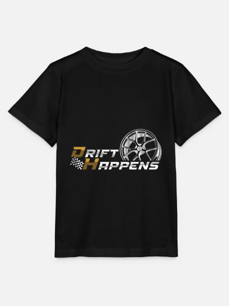 Drift Happens - Stanley/Stella MINI CREATOR Kids’ T-Shirt - black