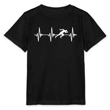 Sprinter Ekg - Stanley/Stella MINI CREATOR Kids’ T-Shirt - black - Front - Mikhail (115cm)