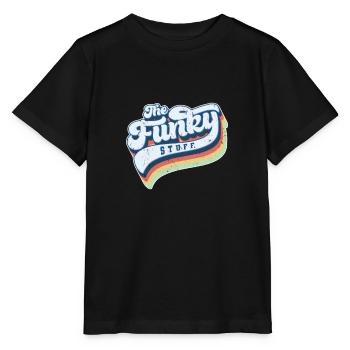 Funky retro schrift funky stuff geschenk funk - Stanley/Stella Kinder T-Shirt MINI CREATOR  - Schwarz - Vorne - Mikhail (115cm)