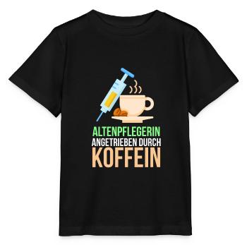 Altenpflegerin Geschenk - Stanley/Stella Kinder T-Shirt MINI CREATOR  - Schwarz - Vorne - Mikhail (115cm)