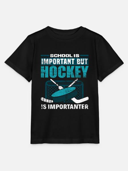 Eishockey Schule - Stanley/Stella Kinder T-Shirt MINI CREATOR - Schwarz