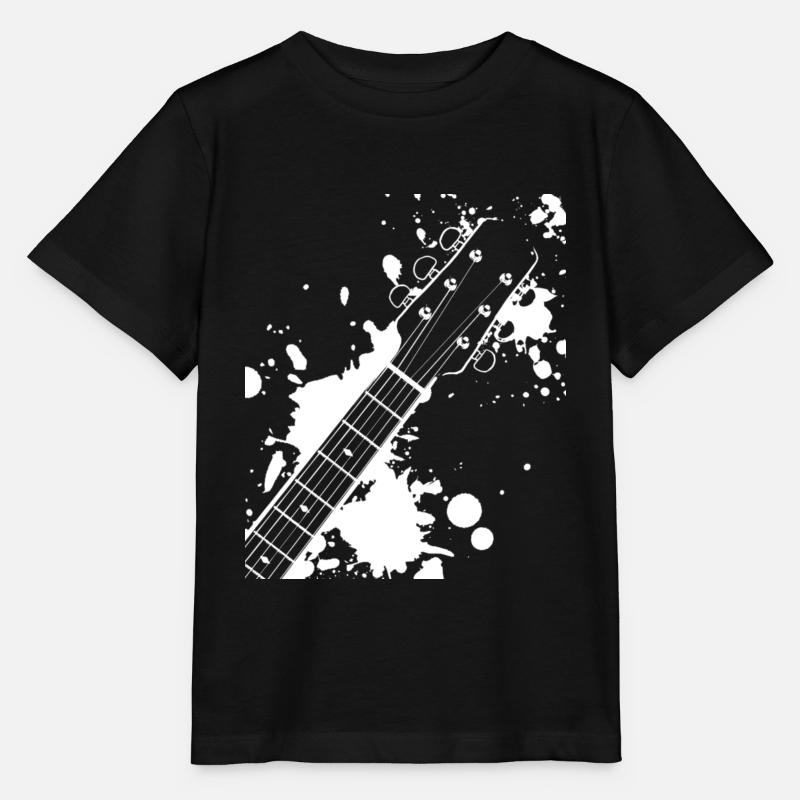 Guitare Splash - T-shirt bio MINI CREATOR Stanley/Stella Enfant - noir