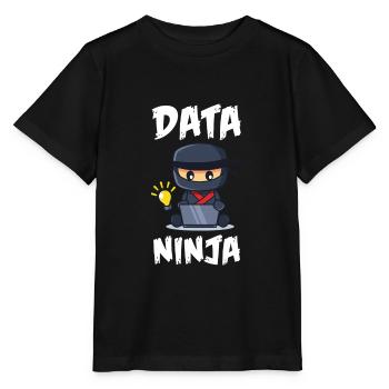 Data Science Analyst Data Scientist - Stanley/Stella Kinder T-Shirt MINI CREATOR  - Schwarz - Vorne - Mikhail (115cm)