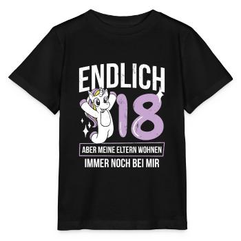 18. Geburtstag 18. Geburtstag - Stanley/Stella Kinder T-Shirt MINI CREATOR  - Schwarz - Vorne - Mikhail (115cm)