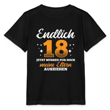 18. Geburtstag Geburtstag 18. - Stanley/Stella Kinder T-Shirt MINI CREATOR  - Schwarz - Vorne - Mikhail (115cm)