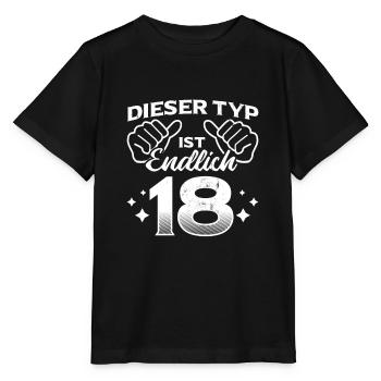 18. Geburtstag 18. Geburtstag - Stanley/Stella Kinder T-Shirt MINI CREATOR  - Schwarz - Vorne - Mikhail (115cm)