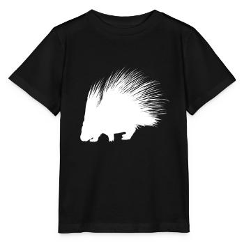 Stachelschwein - Stanley/Stella Kinder T-Shirt MINI CREATOR  - Schwarz - Vorne - Mikhail (115cm)