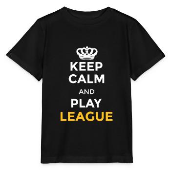 Keep calm and play league Be a legend gaming - Stanley/Stella Kinder T-Shirt MINI CREATOR  - Schwarz - Vorne - Mikhail (115cm)