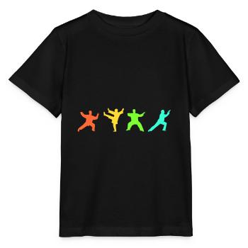 Tai Chi Bewegungen Qi Tai-Chi-Chuan Geschenk - Stanley/Stella Kinder T-Shirt MINI CREATOR  - Schwarz - Vorne - Mikhail (115cm)