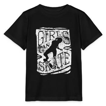 Skater Girl Skateboard Girl - T-shirt bio MINI CREATOR Stanley/Stella Enfant - noir - Devant - Mikhail (115cm)