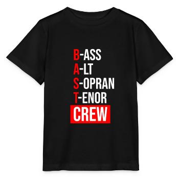 Chorale répétition chorale chanteurs - T-shirt bio MINI CREATOR Stanley/Stella Enfant - noir - Devant - Mikhail (115cm)