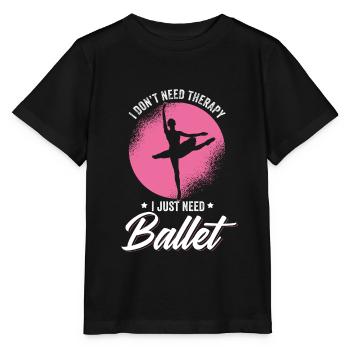 Ballet Ballet Ballet Ballet Danseuse de ballet Tütü chaussons - T-shirt bio MINI CREATOR Stanley/Stella Enfant - noir - Devant - Mikhail (115cm)